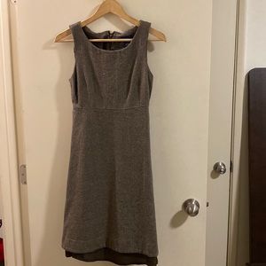SIZE: 6 ~ BRAND: J.Crew ~ 100% wool outer herringbone weave ‘office  dress’
